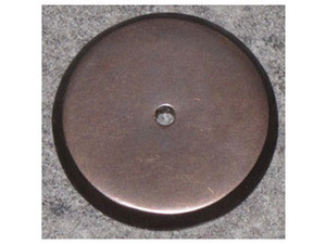 Top Knobs Aspen Round Backplate 1 1/4", Medium Bronze - M1462