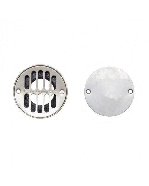 Trim To The Trade 1-1/2" IPS Protection Shower Drain, Satin Chrome - 4T-020-6
