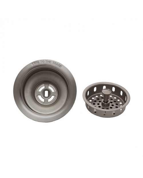 Trim To The Trade Large Basket Strainer With Post Style Basket, Light Brushed Bronze - 4T-231-38