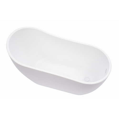 Vanity Art  VA6904-S-PW 59" x 29" Freestanding Acrylic Soaking Bathtub - Pure White