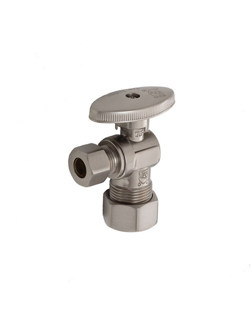 Trim To The Trade 1/2" Nominal Compression Angle Stop-Quarter Turn, Oil Rubbed Bronze - 4T-55138-34
