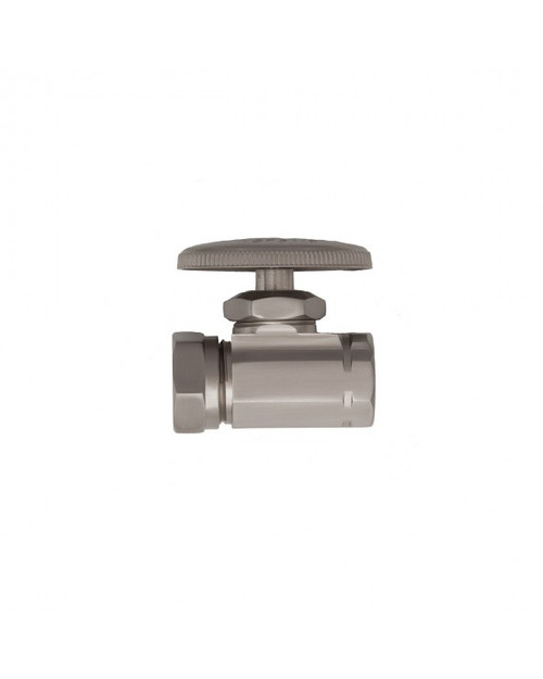 Trim To The Trade  4T-288-1 STRAIGHT STOP - 1/2" IPS X 1/2"-7/16"  - POLISHED CHROME