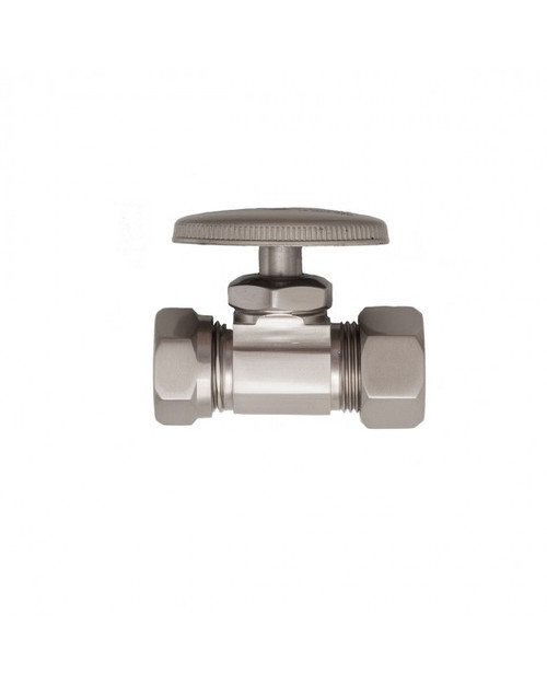 Trim To The Trade 1/2" Nominal Compression X 1/2"-7/16" Straight Stop, Oil Rubbed Bronze - 4T-289-34