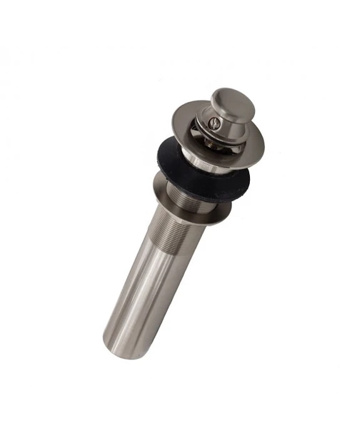 Trim To The Trade Lift & Turn Pop Up Drain With Overflow, Uncoated Polished Brass - 4T-253-11