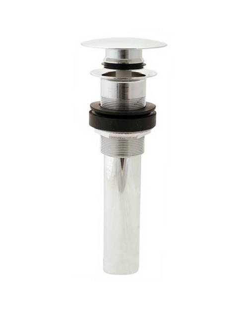 Trim To The Trade  4T-246L-1 Mushroom Style Plug w/ Larger Plate Pop Up Sink Drain - POLISHED CHROME