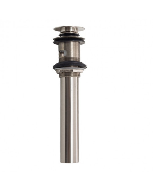 Trim To The Trade Mushroom Plug Pop Up Sink Drain With Overflow, Polished Brass - 4T-245-2
