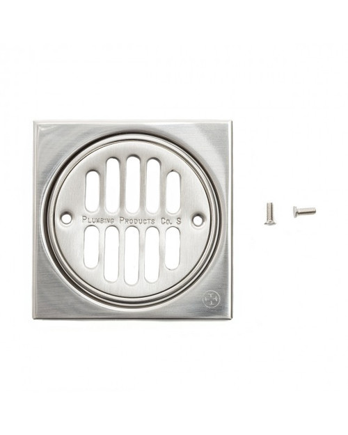 Trim To The Trade  4T-4240-50 Shower Drain Trim Set with Tile Square - STAINLESS