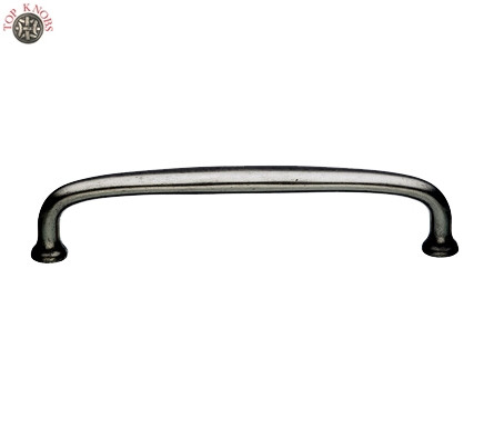 Top Knobs Charlotte 6" Center to Center Bar Pull, Antique Pewter - M1187
