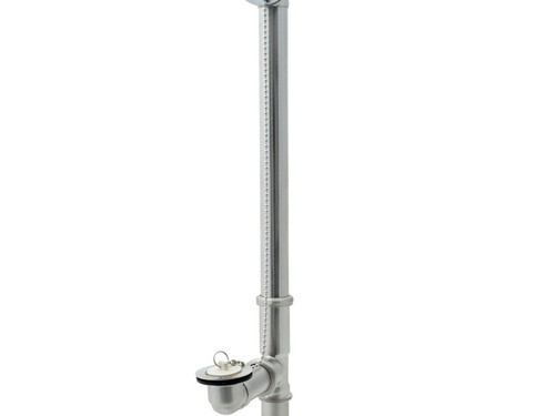 Trim To The Trade 4T-9855D-3 Chain and Stopper Waste and Overflow Drain for Freestanding Tubs 22" - ANTIQUE BRASS Trim To The Trade 4T-9855D-3 Chain and Stopper Waste and Overflow Drain for Freestanding Tubs 22" - ANTIQUE BRASS