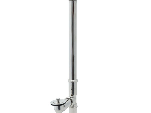 Trim To The Trade 4T-7722D-50 Lift and Turn Waste and Overflow Drain for Freestanding Tubs 22" - STAINLESS Trim To The Trade 4T-7722D-50 Lift and Turn Waste and Overflow Drain for Freestanding Tubs 22" - STAINLESS