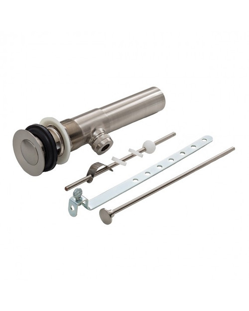 Trim To The Trade Pop-Up Lavatory Sink Drain With Overflow, Satin Gold - 4T-247-35