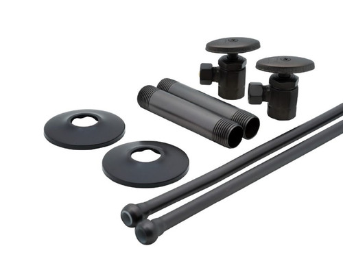 Trim To The Trade 4T-726-31 LAV SUPPLY SET 1/2" IPS X 3/8" OD ANGLE STOP - SATIN NICKEL Trim To The Trade 4T-726-31 LAV SUPPLY SET 1/2" IPS X 3/8" OD ANGLE STOP - SATIN NICKEL