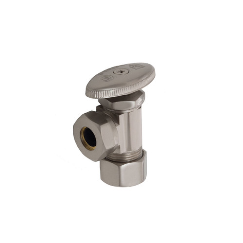 Trim To The Trade 4T-287-34 ANGLE STOP 1/2" NOMINAL COMPRESSION X 1/2"-7/16" - OIL RUBBED BRONZE Trim To The Trade 4T-287-34 ANGLE STOP 1/2" NOMINAL COMPRESSION X 1/2"-7/16" - OIL RUBBED BRONZE