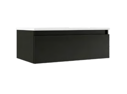 Lucena Bath  84366 48" Single Drawer Grey/Ceniza Highgloss Highgloss Box Vanity