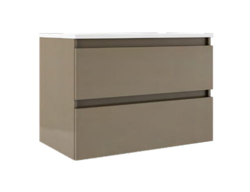 Lucena Bath  84568 48" 2 Drawer Tortora Highgloss Box Vanity