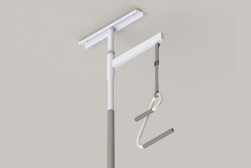 Healthcraft SuperTrapeze™ Trapeze Handle Add On Kit for Floor To Ceiling Super Pole - White