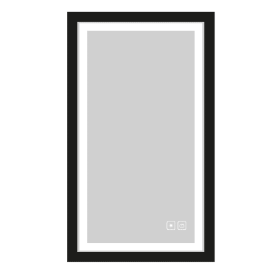 Madeli PORTRAIT II Illuminated Slique Mirror-II 20" X 36" with Lumentouch - Polished Chrome Frame - IM-PT2036-23-PC