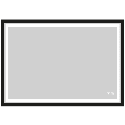 Madeli PORTRAIT II Illuminated Slique Mirror-II 60"X 30" with Lumentouch - Satin Brass Frame - IM-PT6030-23-SB