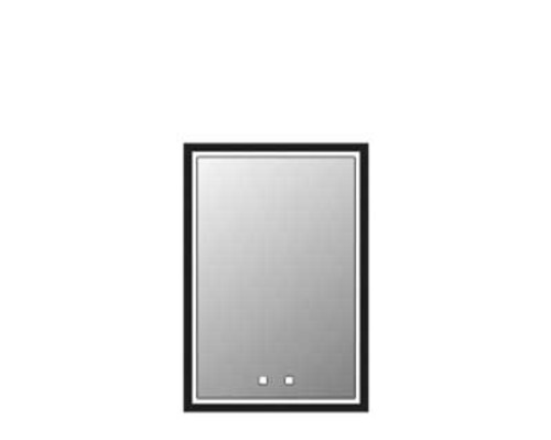 Madeli ILLUSION Lighted Mirror Cabinet 20" x 36" - Left Hinged - Recessed Mount - Polished Chrome Frame - MC-IL2036-RM-04-L00-PC