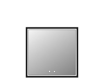 Madeli ILLUSION Lighted Mirror Cabinet 30" x 36" - Left Hinged - Recessed Mount - Satin Brass Frame - MC-IL3036-RM-04-L00-SB