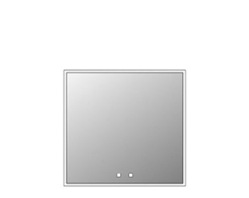 Madeli VANGUARD Lighted Mirror Cabinet 29" x29" - Left Hinged - Surface Mount - Mirrored Side Kit & Handle - MC-VA3030-SM-04-L00-MR
