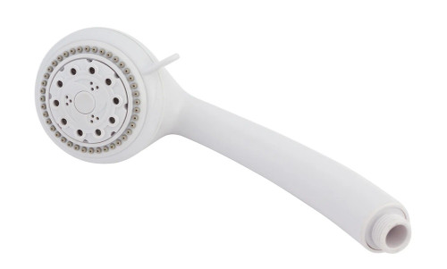 Whedon Champagne Massage Shower Handle, White - AF116B