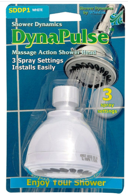 Whedon  SDDP1 DynaPulse 3 Spray Massage shower head, white