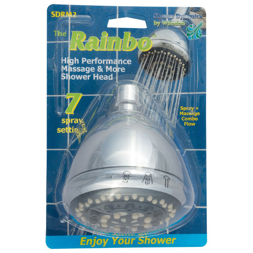 Whedon  SDRM2 Rainbo 7 Spray Massage shower head, chrome