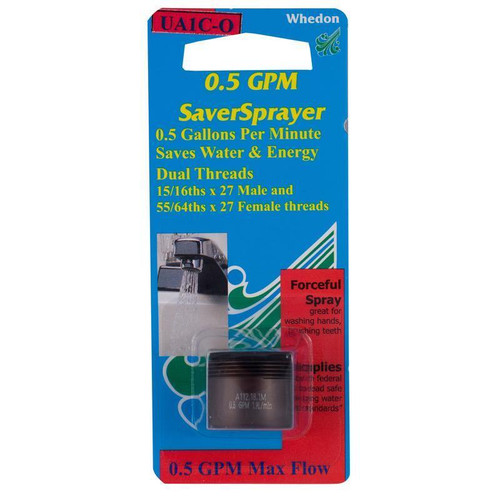 Whedon UA1C-O Ultra Saveraerator Showerhead 0.5 GPM, Water Saving - Oil Rubbed Bronze Whedon UA1C-O Ultra Saveraerator Showerhead 0.5 GPM, Water Saving - Oil Rubbed Bronze