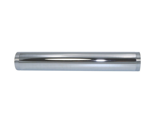 Mountain Plumbing  MT326TP/BRS 12" Lavatory Drain Tailpiece - Threaded on Both Ends - Brushed Stainless