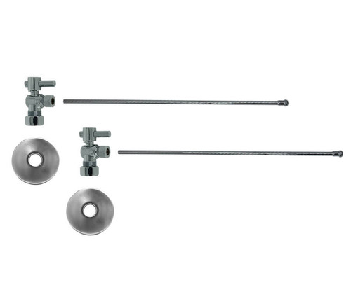 Mountain Plumbing  MT493BL-NL/ORB Lavatory Supply Kit - Mini Lever Handle with 1/4 Turn Ball Valve - Angle, No Trap - Oil Rubbed Bronze