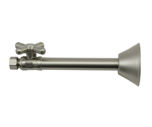 Mountain Plumbing  MT631-NL/FG Brass Cross Handle with 1/4 Turn Ball Valve - Lead Free - Straight Sweat - French Gold