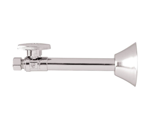 Mountain Plumbing  MT317-NL/ULB Brass Oval Handle with 1/4 Turn Ball Valve - Lead Free - Straight Sweat - Unlacquered Brass