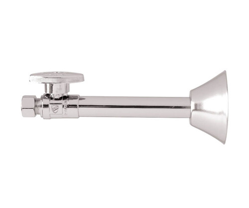 Mountain Plumbing  MT317-NL/PEW Brass Oval Handle with 1/4 Turn Ball Valve - Lead Free - Straight Sweat - Pewter