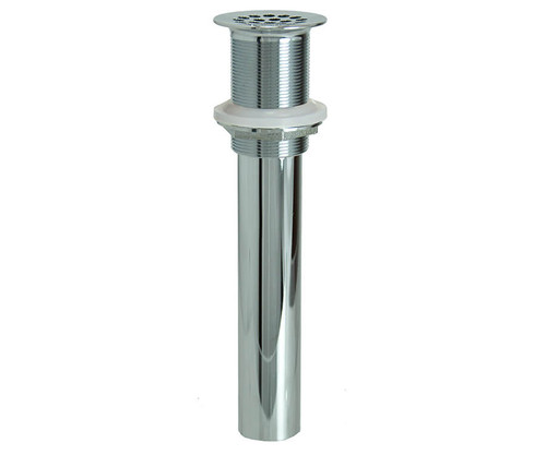 Mountain Plumbing 20 Hole Brass Lavatory Grid Drain - 6" Tailpiece Without Overflow - Polished Brass - MT740-2/PVD