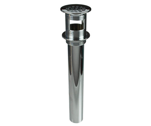 Mountain Plumbing 20 Hole Brass Lavatory Grid Drain - 8" Tailpiece With Overflow - French Gold - MT734/FG