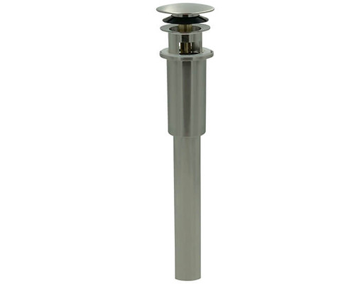 Mountain Plumbing  MT745-3/SG EZ-CLICK Soft Touch Dome Round Lavatory Sink Drain - With Overflow - Satin Gold