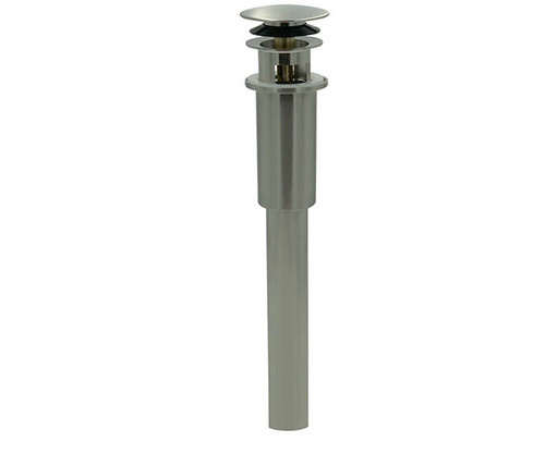 Mountain Plumbing EZ-CLICK™ Soft Touch Dome Round Lavatory Sink Drain - With Overflow - Satin Gold - MT745-3/SG