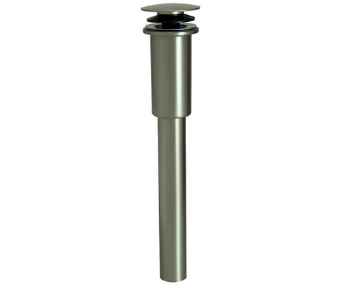 Mountain Plumbing Dome Style Round Lavatory Drain & EZ-CLICK™ Soft Touch Dome - Without Overflow - Black Nickel - MT745-2/BN