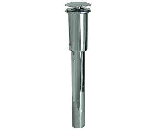 Mountain Plumbing  MT744-2/ULB Staitionary Dome Style Round Lavatory Drain - Without Overflow - Unlacquered Brass