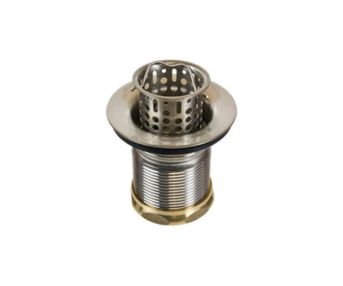 Mountain Plumbing 2-1/2" Brass Bar/Prep Strainer with Lift-Out Basket - Black - MT710/BL
