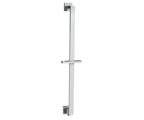 Mountain Plumbing  MT8SRW/CPB Wall Mounted Shower Rail with Bottom Outlet Integral Waterway  Rectangular