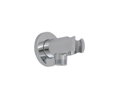 Mountain Plumbing Round Waterway Elbow with Handshower Holder - Chrome - MT41/CPB