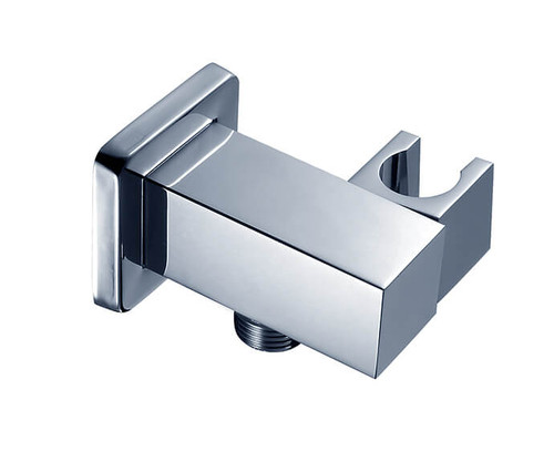 Mountain Plumbing Square Waterway Elbow with Adjustable Handshower Holder - Venetian Bronze - MT51S/VB