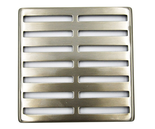 Mountain Plumbing  MT608/PN Select Series Shower Drains - Lines Shower Grid - Polished Nickel