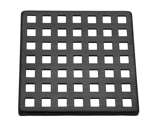 Mountain Plumbing  MT607/PVDBB Select Series Shower Drains - Squares Shower Grid - PVD Brushed Bronze