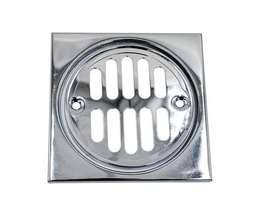 Mountain Plumbing Deluxe Brass Shower Grid Drain with Square Plate - Weathered Copper - MT231/WCP