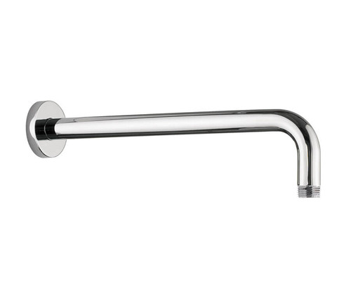 Mountain Plumbing  MT22/BRN Curved Round Wall Rain Shower Arm (12") - Brushed Nickel