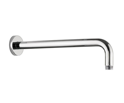 Mountain Plumbing  MT22-16/BRN Curved Round Wall Rain Shower Arm (16") - Brushed Nickel