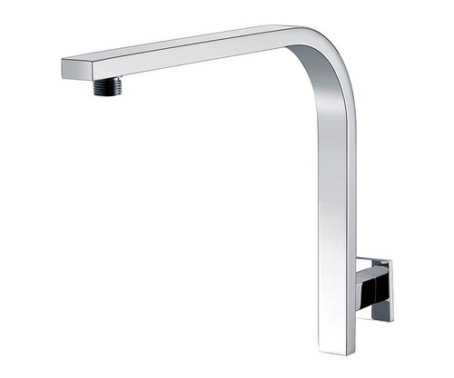 Mountain Plumbing  MT29-16/CPB Square Riser Shower Arm (16") - Chrome